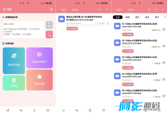 安卓柚子下载_1.1.0 磁力文件下载工具